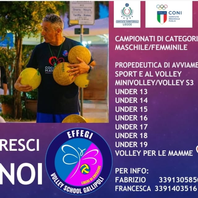 Le categorie dell'Effegi Volley School Gallipoli